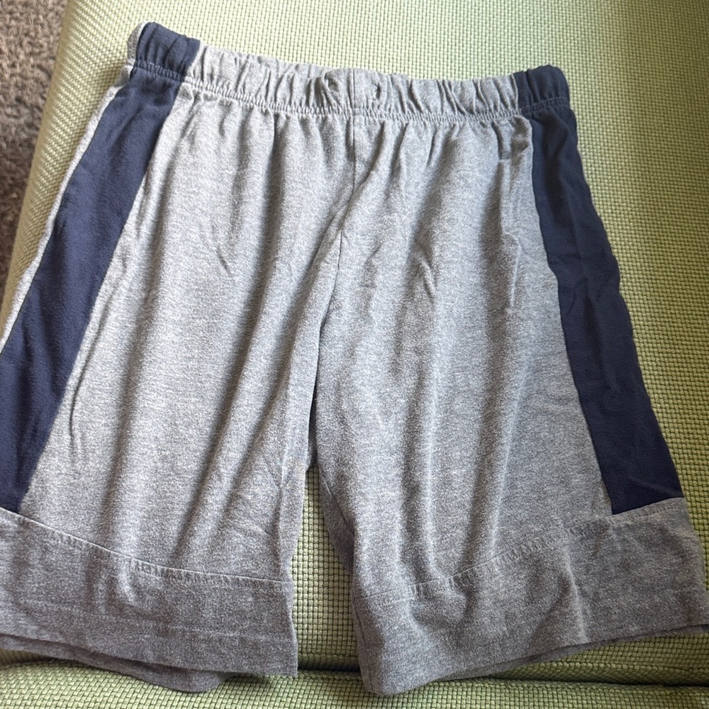 Gray and Navy Men's Shorts